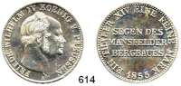 Deutsche Münzen und Medaillen,Preußen, Königreich Friedrich Wilhelm IV. 1840 - 1861 Ausbeutetaler 1855 A.  Kahnt 378.  Olding 309.  AKS 77.  Jg. 81.  Thun 261.  Dav. 774.