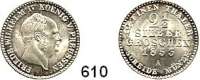 Deutsche Münzen und Medaillen,Preußen, Königreich Friedrich Wilhelm IV. 1840 - 1861 2 1/2 Silbergroschen 1853 A.  Olding 320.  AKS 84.  Jg. 78.