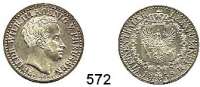 Deutsche Münzen und Medaillen,Preußen, Königreich Friedrich Wilhelm III. 1797 - 1840 1/6 Taler 1839 A.  Olding 185.  AKS 26.  Jg. 58.