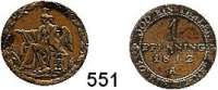 Deutsche Münzen und Medaillen,Preußen, Königreich Friedrich Wilhelm III. 1797 - 1840 Kupfer-Probe 1 Pfennig 1812 A.  Olding 133 P 1.  AKS 58.