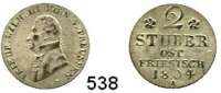 Deutsche Münzen und Medaillen,Preußen, Königreich Friedrich Wilhelm III. 1797 - 1840 2 Stüber 1804 A.  Olding 135.  Jg. 8.
