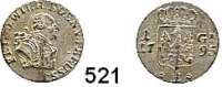 Deutsche Münzen und Medaillen,Preußen, Königreich Friedrich Wilhelm II. 1786 - 1797 Groschen 1795 E.  Olding 21.  Jg. 15.