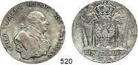 Deutsche Münzen und Medaillen,Preußen, Königreich Friedrich Wilhelm II. 1786 - 1797 Taler 1795 A.  Olding 3.  Jg. 25.  Dav. 2599.