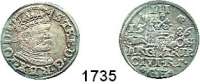 AUSLÄNDISCHE MÜNZEN,Polen Stephan Bathory 1576 - 1586 3 Gröscher 1586, Riga.  2,06 g.  Iger R 86.2.