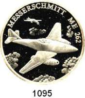 M E D A I L L E N,Luftfahrt - Raumfahrt  Silbermedaille o.J. (999)  Medaille aus der Serie 