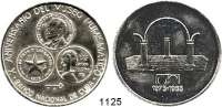 M E D A I L L E N,Numismatik  Weißmetallmedaille 1985.  10 Jahre Numismatisches Museum der Nationalbank von Kuba.  45 mm.  47,38 g.