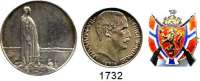 AUSLÄNDISCHE MÜNZEN,Norwegen Haakon VII. 1905- 1957 1 Krone 1908 (geputzt, ss-vz) und 2 Kronen 1914 