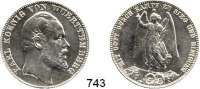 Deutsche Münzen und Medaillen,Württemberg, Königreich Karl 1864 - 1891 Siegestaler 1871. Kahnt 594.  AKS 132.  Jg. 86.  Thun 443.  Dav. 962.