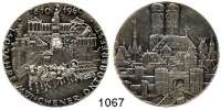 M E D A I L L E N,Städte München Silbermedaille 1960.  150 Jahre Münchener Oktoberfest.  38 mm.  18,78 g.