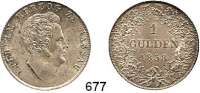 Deutsche Münzen und Medaillen,Nassau Wilhelm 1816 - 1839 1 Gulden 1838.  AKS 43.  Jg. 44.