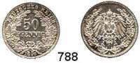 R E I C H S M Ü N Z E N,Kleinmünzen  50 Pfennig 1896 A.  Jaeger 15.