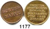 Notmünzen; Marken und Zeichen,0 Bremen (Freie Stadt) Kupfermarke 1865 