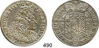 Deutsche Münzen und Medaillen,Brandenburg - Preußen Friedrich III. (I.) 1688 - 1701 (1713) 2/3 Taler (Gulden) 1690 BH, Minden.  16,31 g.  v.S. 226.   Dav. 277.