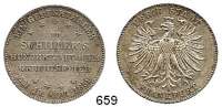 Deutsche Münzen und Medaillen,Frankfurt am Main Freie Stadt 1814 - 1866 Vereinstaler 1859.  Schillers 100. Geburtstag.  Kahnt 167.  AKS 43.  Jg. 50.  Thun 139.  Dav. 650.
