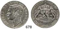 Deutsche Münzen und Medaillen,Nassau Adolf 1839 - 1866 Vereinstaler 1860.  Kahnt 313.  AKS 63.  Jg. 60.  Thun 234.  Dav. 747.