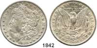 AUSLÄNDISCHE MÜNZEN,U S A  Morgan Dollar 1880 S.  Schön 123.  KM 110.