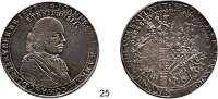 Deutsche Münzen und Medaillen,Anhalt - Zerbst Johann 1621 - 1667 Taler 1667.  28,98 g.  Auf seinen Tod.  Dav. 6031.  Mann 236.