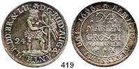 Deutsche Münzen und Medaillen,Braunschweig - Wolfenbüttel Rudolf August und Anton Ulrich 1685 - 1704 24 Mariengroschen 1696.  12,97 g.  Welter 2079.  Dav. 336.