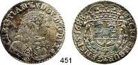 Deutsche Münzen und Medaillen,Mecklenburg - Schwerin Christian Ludwig I. 1658 - 1692 2/3 Taler (Gulden) 1688.  Kunzel 245 Aa.  Dav. 667.