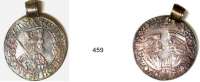 Deutsche Münzen und Medaillen,Sachsen Friedrich III., Johann und Georg 1507 - 1525 Klappmützentaler o.J., Annaberg.  29,76 g.   Keilitz 44.  Dav. 9709.