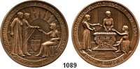 M E D A I L L E N,Numismatik  Großbritannien, Bronzemedaille 1986 (RCE).  150 Jahre Royal Numismatic Society.  10. International Numismatic Congreß.  57 mm.  77,63 g.