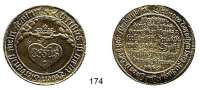 Deutsche Münzen und Medaillen,Anhalt - Dessau Johann Georg I. 1603 - 1618 Taler 1665 (Sachsen-Weimar, späterer Guß).  28,95 g.  Auf den Tod seiner Tochter Eleonora Dorothea (1664).  Mann 860.  Koppe 376.