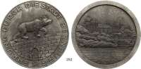 Deutsche Münzen und Medaillen,Anhalt M E D A I L L E N Bernburg,  Zinkmedaille o.J.  Ehrung durch die Stadt Bernburg.  84,7 mm.  158,27 g.