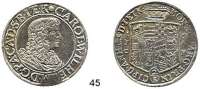 Deutsche Münzen und Medaillen,Anhalt - Zerbst Karl Wilhelm 1667 - 1718 2/3 Taler 1674 C-P, Zerbst.  19,11 g.  Mann 248 g.  Dav. 204.