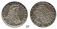 Deutsche Münzen und Medaillen,Anhalt - Zerbst Karl Wilhelm 1667 - 1718 2/3 Taler 1678 C-P, Zerbst.  17,74 g.  Mann 252.  Dav. 202.