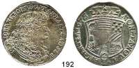 Deutsche Münzen und Medaillen,Anhalt - Dessau Johann Georg II. 1660 - 1693 2/3 Taler 1675, Dessau.  19,12 g.  Mann 883 h.  Dav. 224.