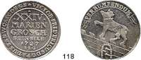 Deutsche Münzen und Medaillen,Anhalt - Bernburg Viktor Friedrich 1721 - 1765 24 Mariengroschen 1727 IIG, Stolberg.  13 g.  Mann 592.  Dav. 213.