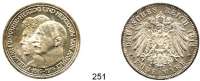 Deutsche Münzen und Medaillen,Anhalt - Dessau Friedrich II. 1904 - 1918 5 Mark 1914.  Jaeger 25.  Silberne Hochzeit.