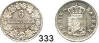 Deutsche Münzen und Medaillen,Bayern Ludwig I. 1825 - 1848 6 Kreuzer 1845.  AKS 82.  Jg. 60.