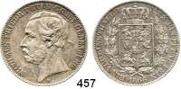 Deutsche Münzen und Medaillen,Oldenburg Nikolaus Friedrich Peter 1853 - 1900 Vereinstaler 1866 B.  Kahnt 322.  AKS 25.  Jg. 55.  Thun 241.  Dav. 753.