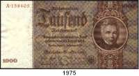 P A P I E R G E L D,R E I C H S B A N K  1000 Reichsmark 22.2.1936.  