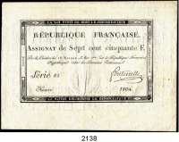 P A P I E R G E L D,AUSLÄNDISCHES  PAPIERGELD Frankreich 750 Francs 18 Nivose An III(7.1.1795).  Pick A 79.