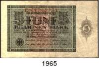 P A P I E R G E L D,Weimarer Republik  5 Billionen Mark 15.3.1924.  Serie: E.  Ros. DEU-172.