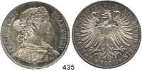 Deutsche Münzen und Medaillen,Frankfurt am Main Freie Stadt 1814 - 1866 Vereinsdoppeltaler 1866.  Kahnt 183.  AKS 4.  Jg. 43.  Thun 145.  Dav. 651.