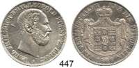 Deutsche Münzen und Medaillen,Lippe Paul Friedrich Emil Leopold 1851 - 1875 Vereinstaler 1866.  Kahnt 283.  AKS 16.  Jg. 16.  Thun 213.  Dav. 725.