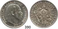 Deutsche Münzen und Medaillen,Preußen, Königreich Wilhelm I. 1861 - 1888 Vereinstaler 1866 A.  Kahnt 388.  AKS 99.  Jg. 96.  Thun 270.  Dav. 782.