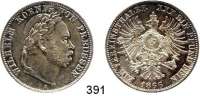 Deutsche Münzen und Medaillen,Preußen, Königreich Wilhelm I. 1861 - 1888 Siegestaler 1866.  Kahnt 389.  AKS 117.  Jg. 98.  Thun 271.  Dav. 784.