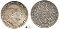Deutsche Münzen und Medaillen,Schwarzburg - Rudolstadt Friedrich Günther 1807 - 1867 Vereinstaler 1866.  Kahnt 537.  AKS 13.  Jg. 56.  Thun 397.  Dav. 918.