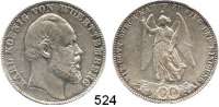 Deutsche Münzen und Medaillen,Württemberg, Königreich Karl 1864 - 1891 Siegestaler 1871.  Kahnt 594.  AKS 132.  Jg. 86. Thun 443.  Dav. 962.