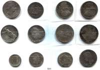 Deutsche Münzen und Medaillen,L O T S     L O T S     L O T S  Bayern, Madonnentaler 1871(Hitzespuren); Bremen, 36 Grote 1840; Frankfurt, Vereinstaler 1860, 1865, 1862 