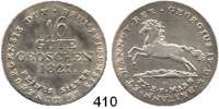 Deutsche Münzen und Medaillen,Braunschweig - Calenberg (Hannover) Georg IV. 1820 - 1830 16 Gute Groschen (Feinsilber) 1827.  Kahnt 207 m.  AKS 38,  Jg. 23 h.