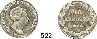 Deutsche Münzen und Medaillen,Württemberg, Königreich Wilhelm I. 1816 - 1864 10 Kreuzer 1818.  Variante mit WÜRTTEMB:.  AKS 92 Var..  Jg. 34.