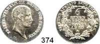 Deutsche Münzen und Medaillen,Preußen, Königreich Friedrich Wilhelm III. 1797 - 1840 1/6 Taler 1813 A.  AKS 24.  Jg. 31.