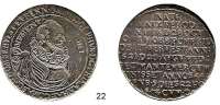 Deutsche Münzen und Medaillen,Anhalt - Zerbst Rudolf 1603 - 1621 Taler 1621.  28,27 g.  Auf seinen Tod.  Dav. 6027.  Mann 225 b. (Die letzte Zeile fehlt durch Verschiebung des Stempels).