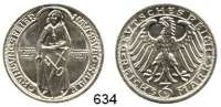 R E I C H S M Ü N Z E N,Weimarer Republik  3 Reichsmark 1928 A.  Jaeger 333.  Naumburg.