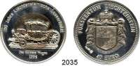 AUSLÄNDISCHE MÜNZEN,Liechtenstein Johann Adam II. 1989 - 40 Euro-Medaille 1996 (Silber 925/1000, 46,1 g.).  190 Jahre Liechtensteinische Souveränität.